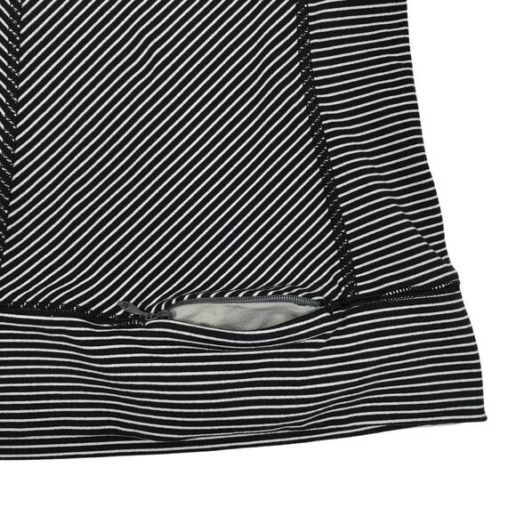 LULULEMON Hyper Stripe Long Sleeve Top Women 12 Black Heathered Sporty Outdoor - Picture 12 of 16